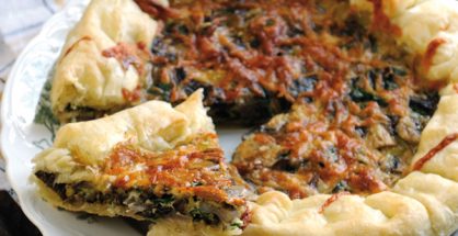 Mushroom tart