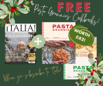 Free Pasta Grannies cookbooks when you subscribe to Italia!