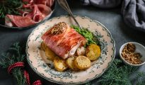 Christmas cod in Prosciutto di Parma recipe