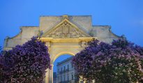 ancient arch porta napoli in lecce puglia