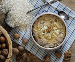 Creamy gorgonzola and walnut risotto