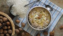 Creamy gorgonzola and walnut risotto