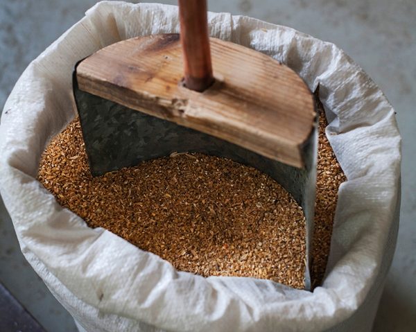 wheat in bag