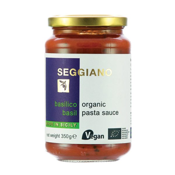 Seggiano Basilico sauce jar