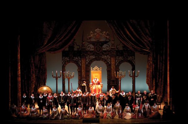 Opera show in Teatro Donizetti