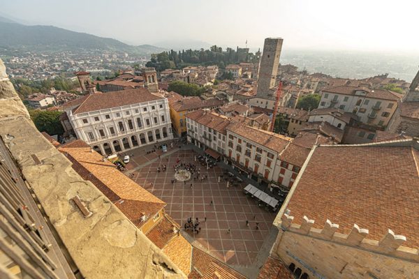 Piazza Vecchia from above
