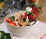 No Fuss Strawberry Ice Cream