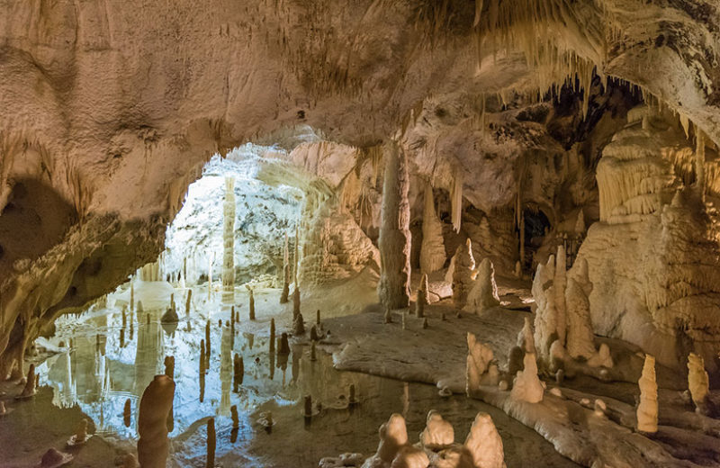 Interior frasassi caves