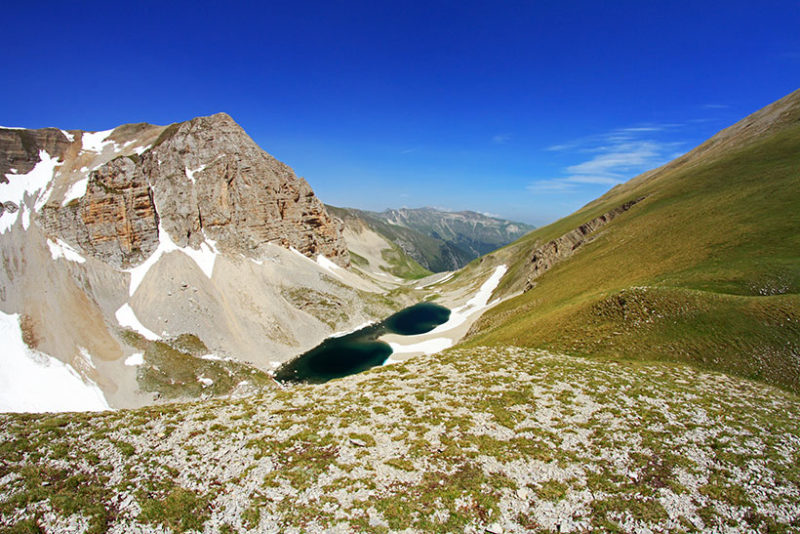 Mount Vettore and Lake Pilate