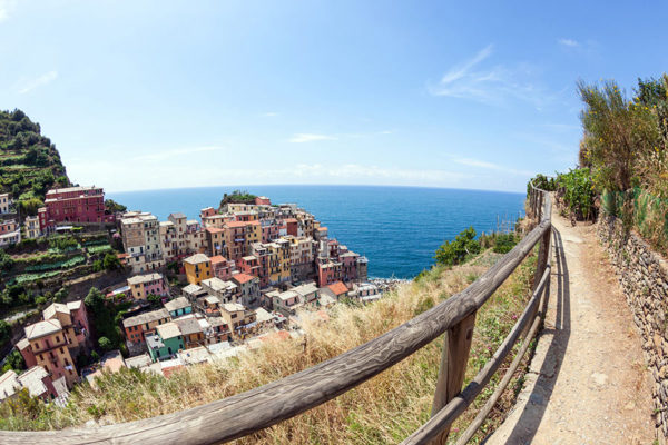 coastal path in cinque terre - popular for italian walks