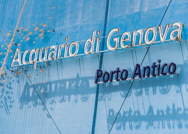 Acquario di Genova entrance logo