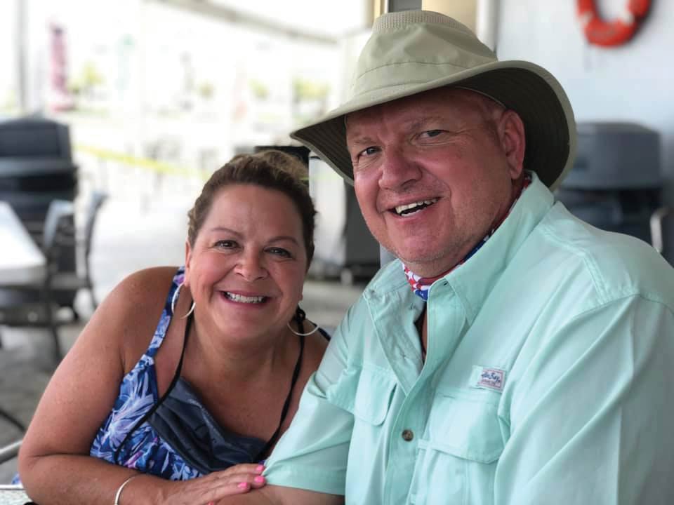 Dave and Marie Tringham living in Sardinia