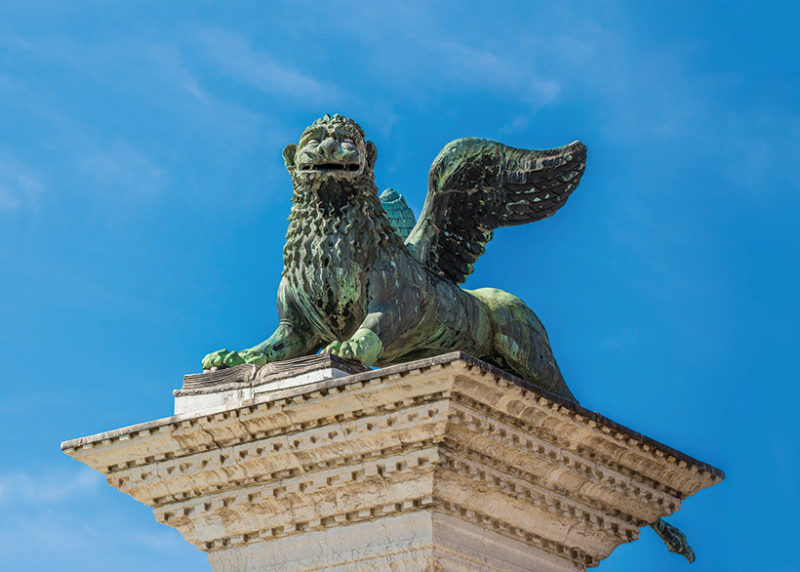 Winged Lion of saint Mark