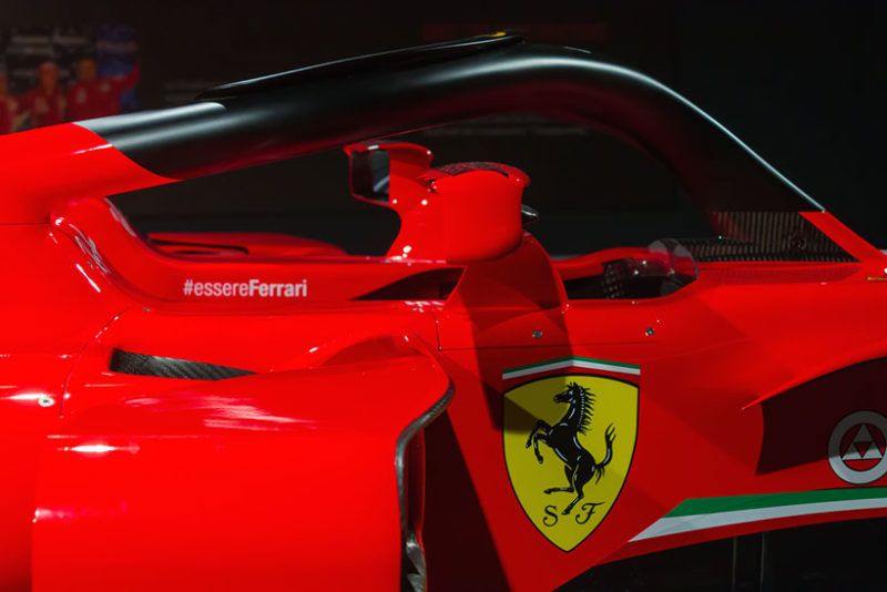 Ferrari Formula one F1 car in museum
