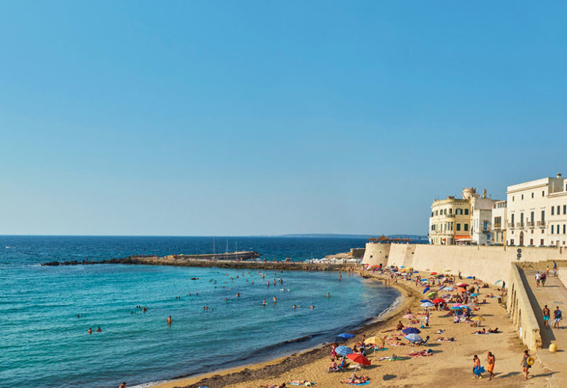 Spiaggia della Purita, by the beach town of Gallipoli. Puglia