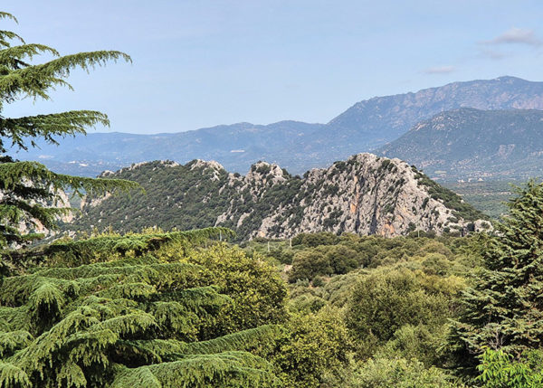 dragonback shaped mountain