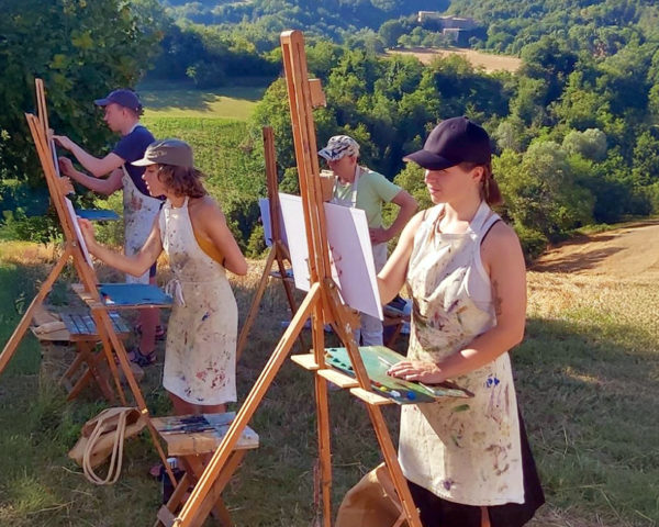 Painting holidays italy
