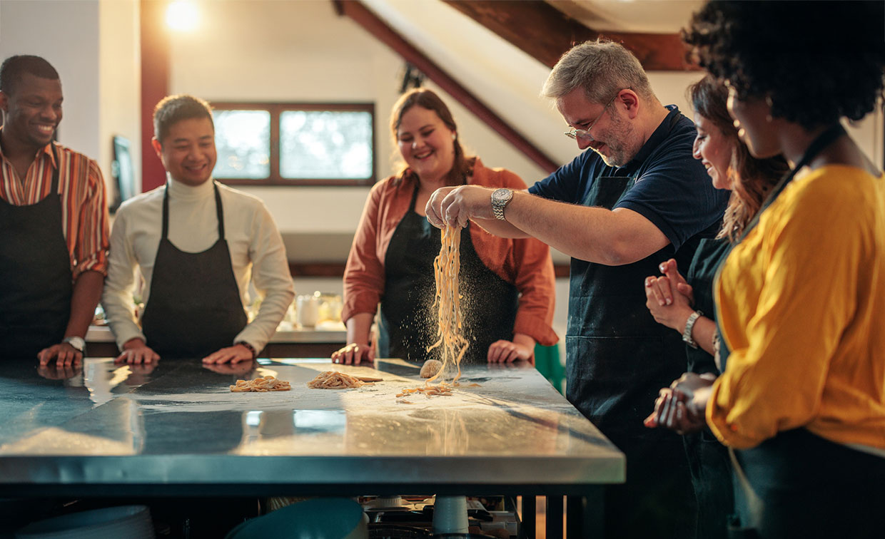 Group pasta-making workshop