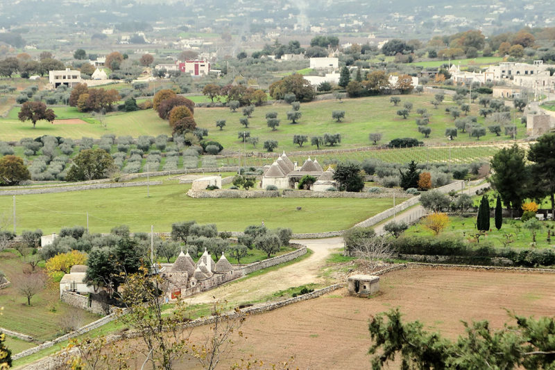 View of Valle d’Itria from Locorotondo