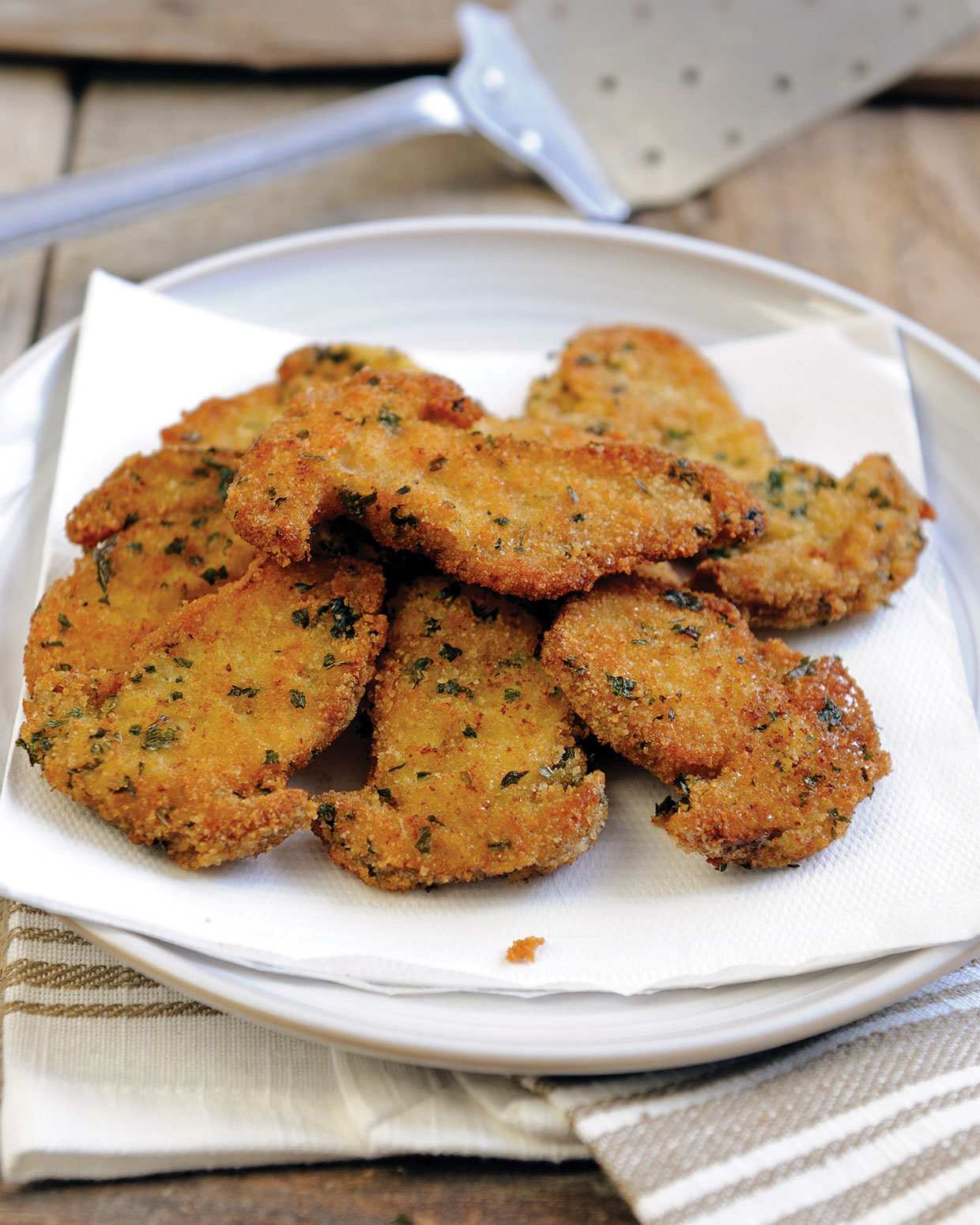 Breaded Porcini Mushrooms