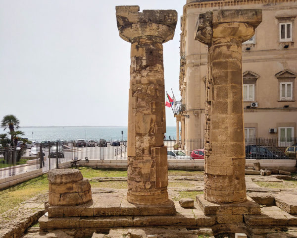 Ruins of Doric columns 