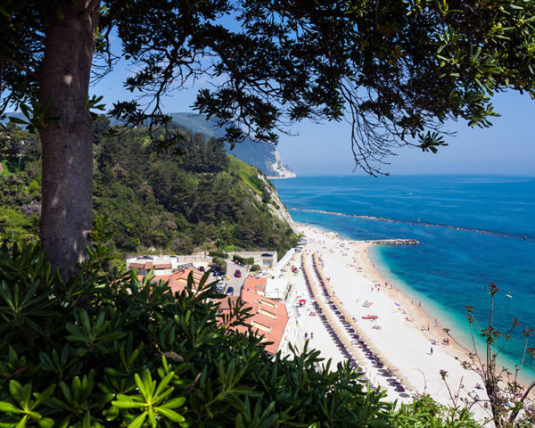 Numana beach, mount Conero, Italy
