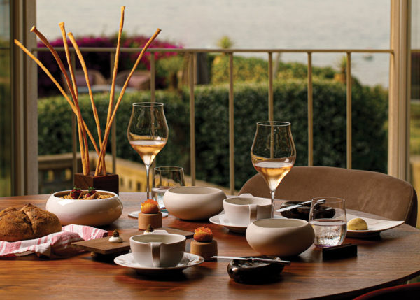 The terrace of Ristorante De’ Minimi