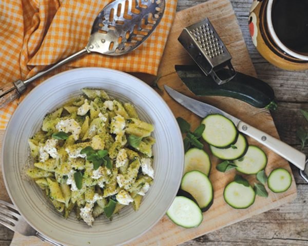 Creamy Courgette and Ricotta Pasta