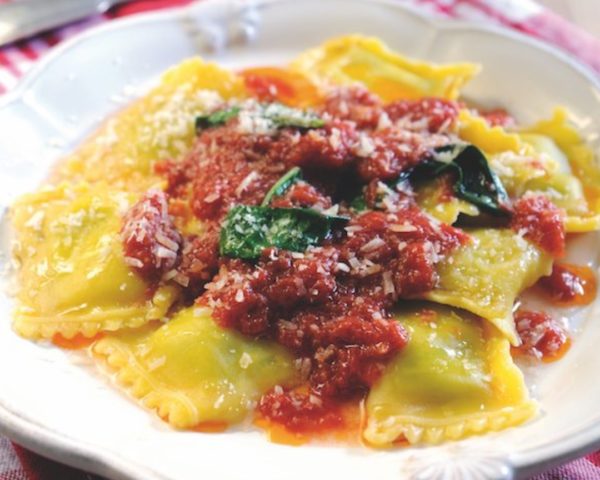 Tortelli Stuffed with Spinach and Ricotta